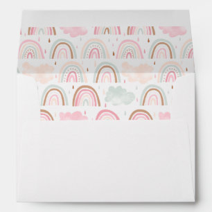 Whimsical Rainbow Pattern Envelope