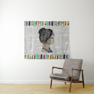 Whimsical Reading Nook Tapestry