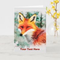 Whimsical Red Fox
