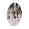 Whimsical Red Merry Script Cat Photo