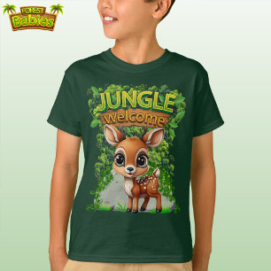 Whimsical Reindeer Wildlife Deer Character Doe 🦌 T-Shirt