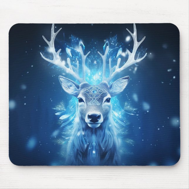 Whimsical Reindeer Wonderland  Mouse Mat (Front)