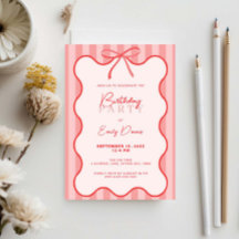 Whimsical Retro Border Birthday Party