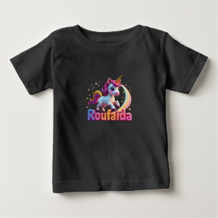 Whimsical "Roufaida" Fun & Playful  Baby T-Shirt 