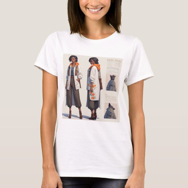Whimsical Rural Life Art | Charming & Cosy Design T-Shirt (Front)