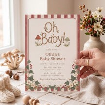 Whimsical Rustic Twig Baby Shower Invite