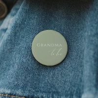 Whimsical Sage Green Baby Shower Grandma To Be