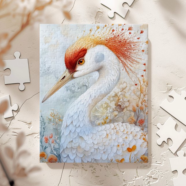 Whimsical Sandhill Crane Art  Jigsaw Puzzle (Creator Uploaded)