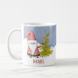 Whimsical Santa Christmas Coffee Mug