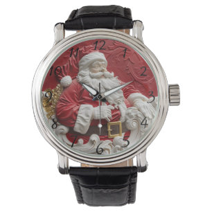 Whimsical Santa Claus decoration for festive cheer Watch