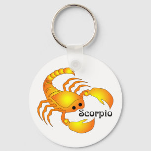 Whimsical Scorpio Keychain