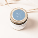 Whimsical Script | Blue Monogram Envelope Seal<br><div class="desc">Introducing our stunning whimsical script | blue monogram envelope seal perfect for your simple modern boho spring celebration. Our elegant design includes a vibrant bright, pastel colour palette with a vintage chic calligraphy script. Whether you prefer a minimalist or classic style, our unique editable product offers luxury and elegance, perfect...</div>