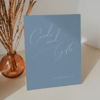 Whimsical Script | Dusty Blue Cards and Gifts