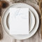 Whimsical Script | Dusty Blue Wedding