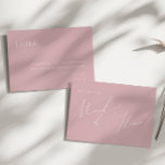 Whimsical Script | Dusty Rose Maid of Honour Card<br><div class="desc">Introducing our stunning whimsical script | dusty rose maid of honour card perfect for your simple modern boho spring celebration. Our elegant design includes a vibrant bright, pastel colour palette with a vintage chic calligraphy script. Whether you prefer a minimalist or classic style, our unique editable product offers luxury and...</div>