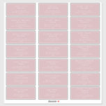 Whimsical Script Rose Wedding Guest Address Labels<br><div class="desc">Introducing our stunning whimsical script rose wedding guest address labels perfect for your simple modern boho spring celebration. Our elegant design includes a vibrant bright, pastel colour palette with a vintage chic calligraphy script. Whether you prefer a minimalist or classic style, our unique editable product offers luxury and elegance, perfect...</div>