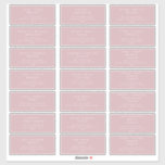 Whimsical Script Rose Wedding Guest Address Labels<br><div class="desc">Introducing our stunning whimsical script rose wedding guest address labels perfect for your simple modern boho spring celebration. Our elegant design includes a vibrant bright, pastel colour palette with a vintage chic calligraphy script. Whether you prefer a minimalist or classic style, our unique editable product offers luxury and elegance, perfect...</div>