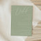 Whimsical Script | Sage Green Details