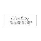 Whimsical Script Self Inking Return Address Stamp