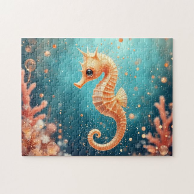 Whimsical Seahorse Jigsaw Puzzle (Horizontal)
