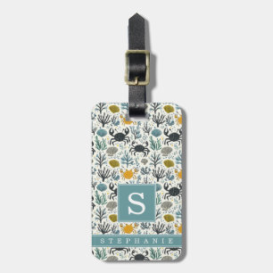 Whimsical Sealife Luggage Tag