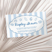 Whimsical Seashell Baby Shower Display Shower