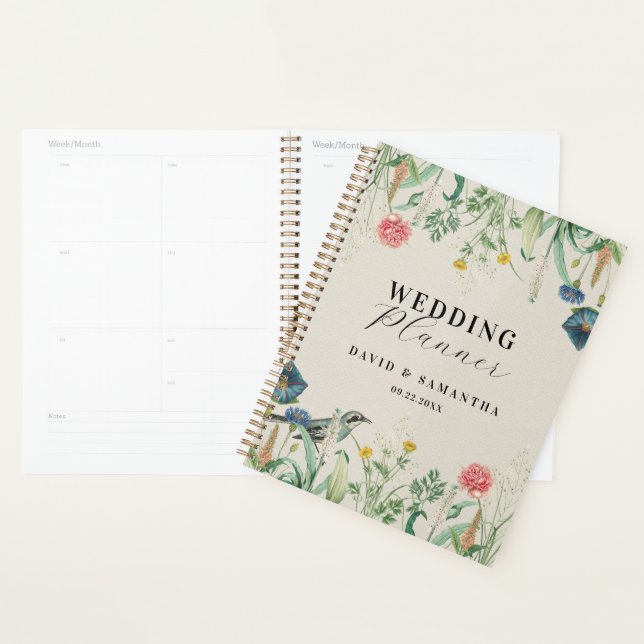 Whimsical Secret Garden Wildflowers Planner (Display)