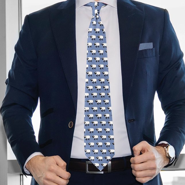 Whimsical Sheep Neck Tie (Creator Uploaded)