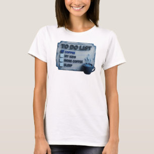 Whimsical Silver COFFEE FIRST SAVE WORLD T-Shirt