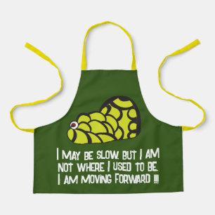 Whimsical Snail Kids Apron