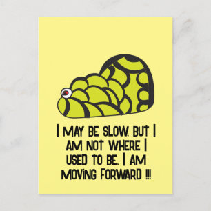 Whimsical Snail    Postcard