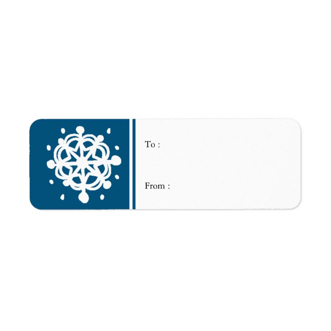 Whimsical Snowflake Gift (Front)