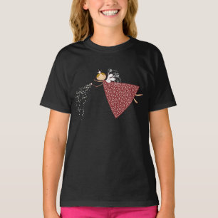 Whimsical Snowflakes Christmas Fairy Angel Holiday T-Shirt
