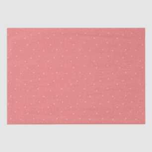 Whimsical Snowflakes Christmas Pattern in Pink Tissue Paper