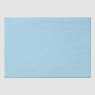 Whimsical Snowflakes Christmas Pattern Light Blue Tissue Paper