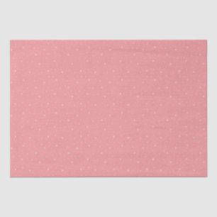 Whimsical Snowflakes Retro Christmas Pattern Pink Tissue Paper