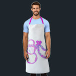 Whimsical snowman apron<br><div class="desc">Have a girly,  joyful holiday season with this cute snowperson. Come Play,  Shari Pedowitz,  2024,  digital art,  artistshari.com. Shari Pedowitz Artistic Empire LLC. All rights reserved.</div>