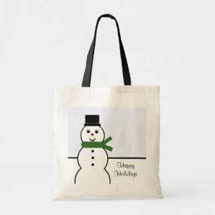 Whimsical Snowman Christmas Totebag Tote Bag