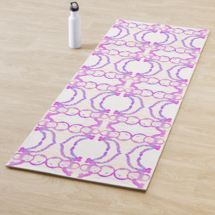 Whimsical snowman yoga mat