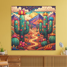 Whimsical Southwestern Desert