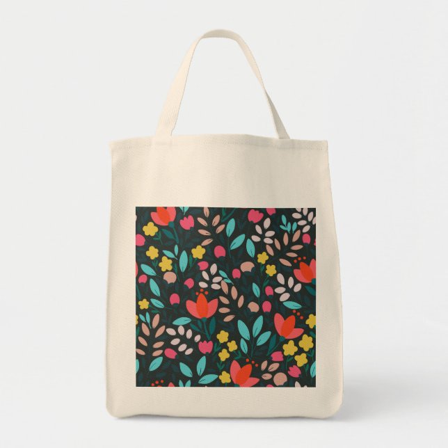 Whimsical Spring Garden Party Tote Bag (Front)