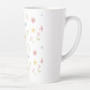 Whimsical Spring Meadow Ceramic Mug - Aesthetic