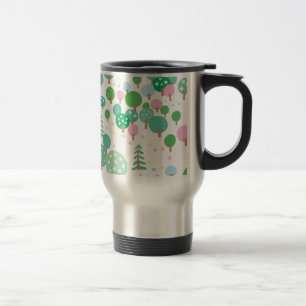 Whimsical Spring Trees Travel Mug