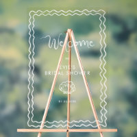 Whimsical Squiggle Hand Drawn Shell Welcome