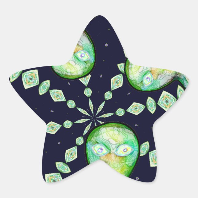 whimsical star sticker (Front)