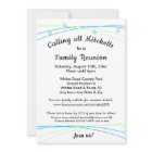 Whimsical Stars Family Reunion or Party Invitation