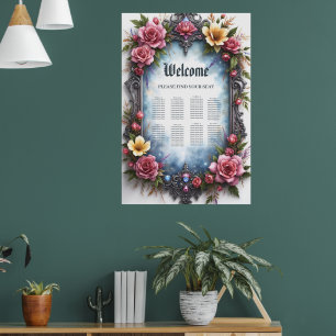 Whimsical Steampunk Elf Wedding Poster
