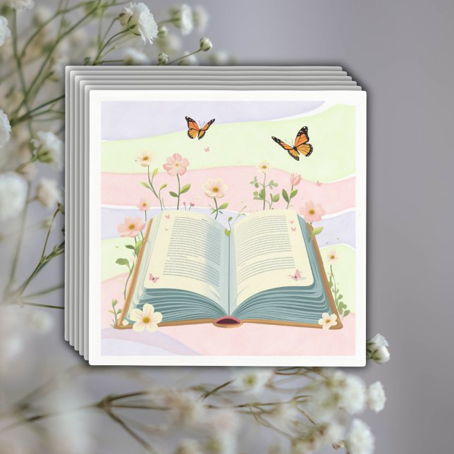 Whimsical Storybook Baby Shower Napkin (Creator Uploaded)