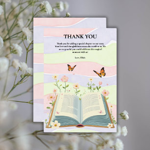 Whimsical Storybook Baby Shower Thank You Card