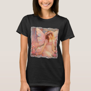 Whimsical Storybook Fairy in Enchanted Forest T-Shirt